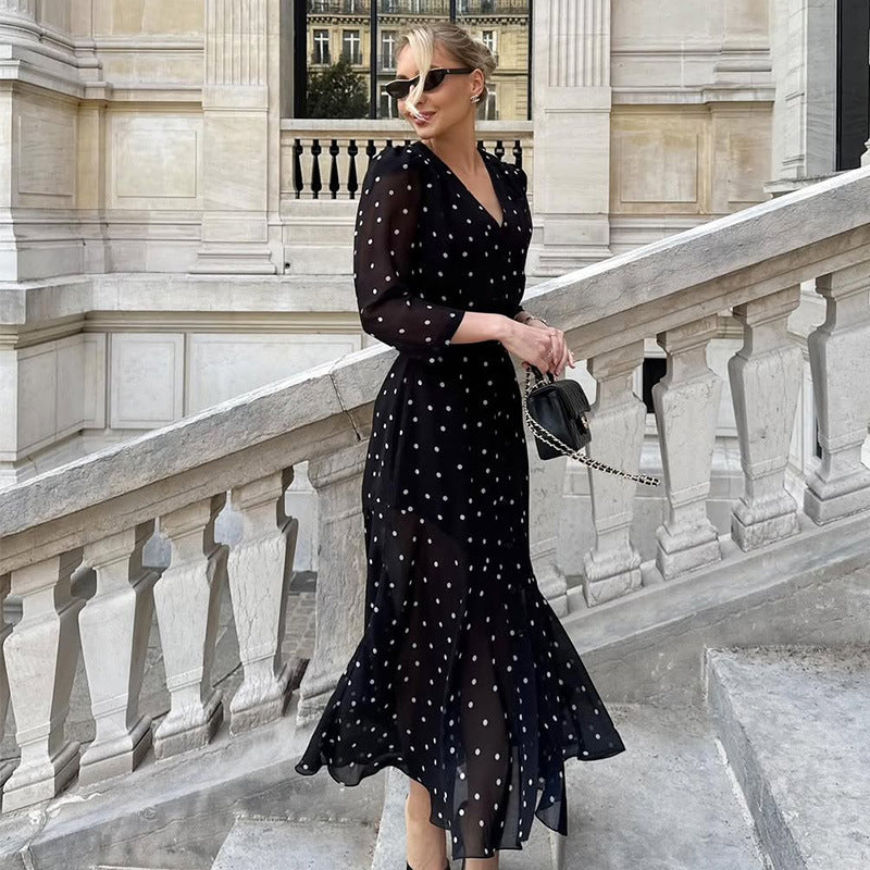 chinese dress ladies Marielle Dusty Blue Off-Shoulder Maxi Dress – STYLAVO main image 0
