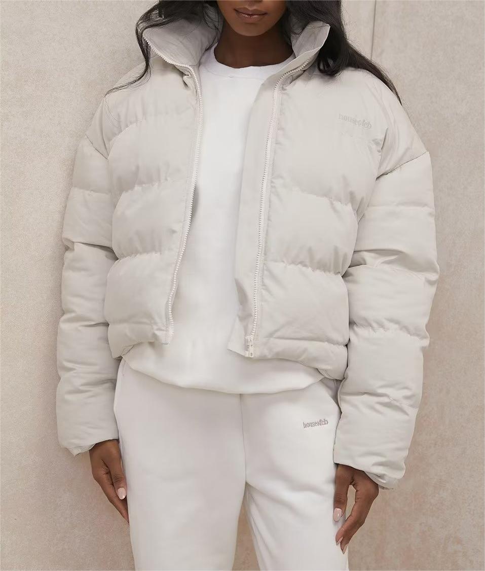 Chic Outfits | White Aesthetic Puffer Jacket
