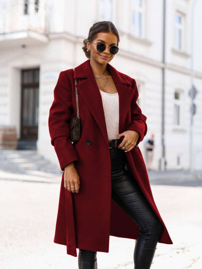 Winter Outfits | New York Aesthetic Chic Trench Coat