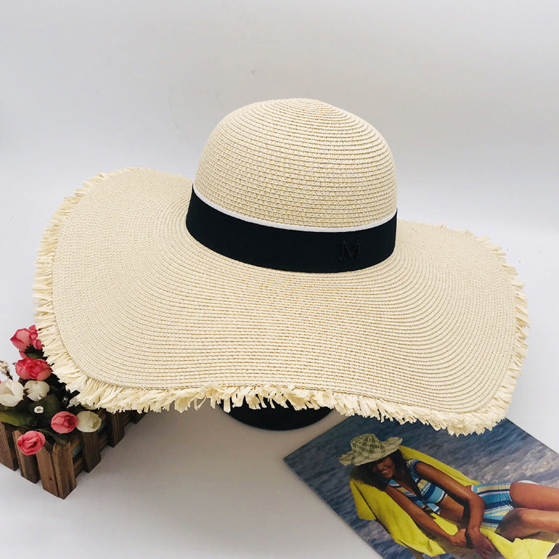 Hats | Wide Brim Large Straw Beach Hat