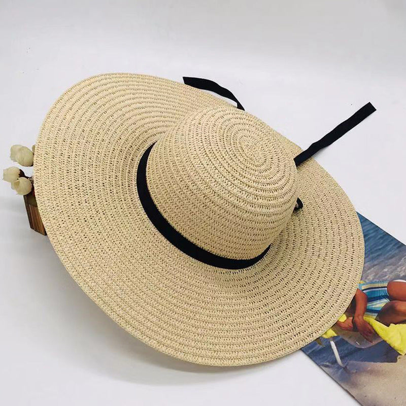 Hats | Aesthetic Bow Large Beach Hat