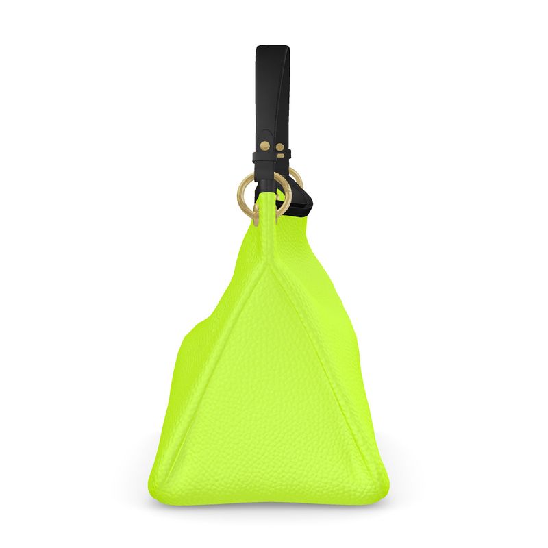 Luxury Handbags | Neon Yellow Slouch Bag