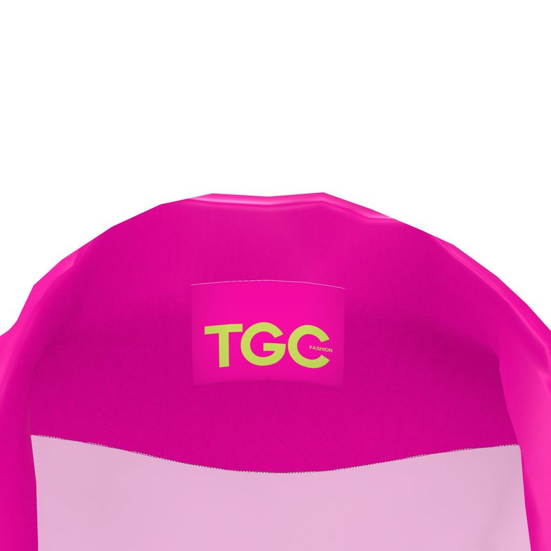 TGC FASHION Silk Outfits | Hot Pink Aesthetic Luxury Silk Shirt