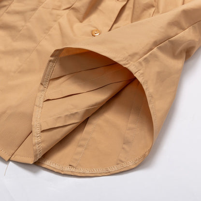 Capsule Wardrobe 2023 | Off Shoulder Cotton French Bubble Long Lantern Puff Sleeve Shirt