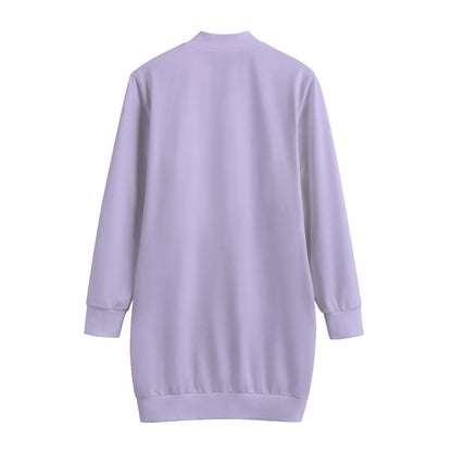 2023 Fashion Trends | TGC FASHION Lilac Lavender Long Jersey Sweater