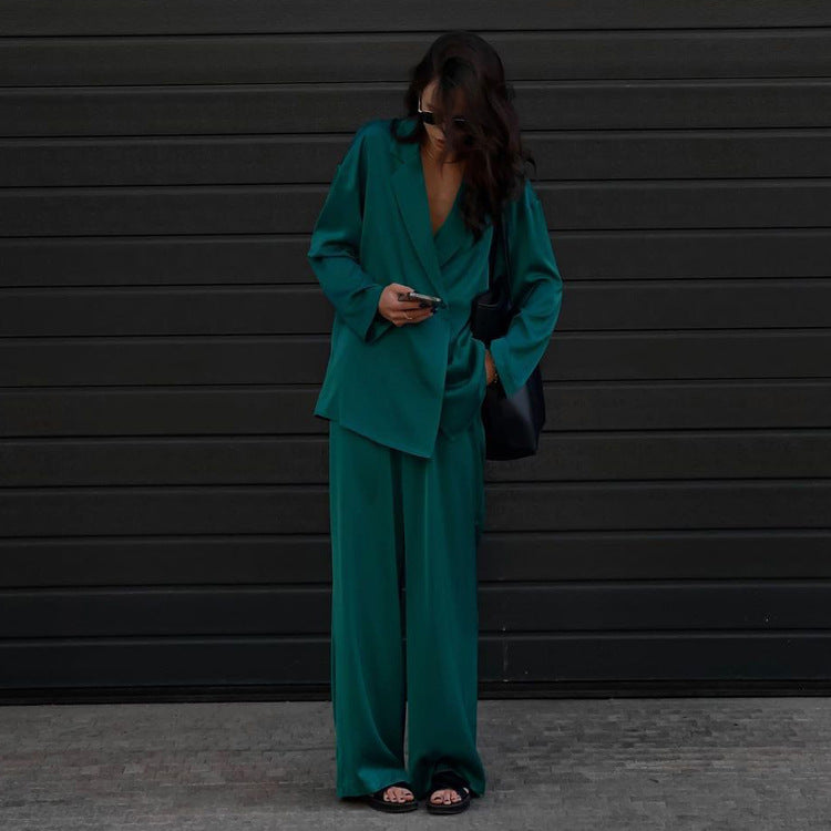 silk dress with blazer outfit Black Blazer Outfit Slip Dress And Blazer Black Silk Slip Silk Dress And Blazer The Spring