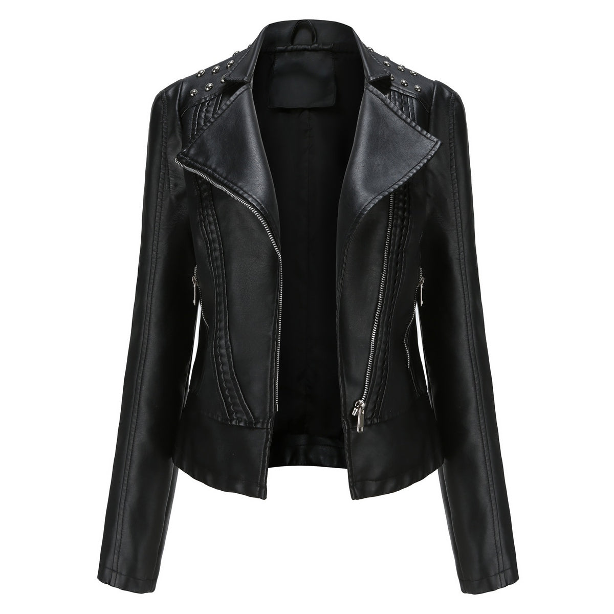 Pink Motorcycle Leather Jacket