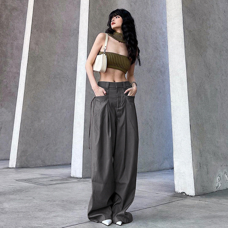 Y2K Aesthetic Outfits  Ultra Wide Leg Pants – TGC FASHION
