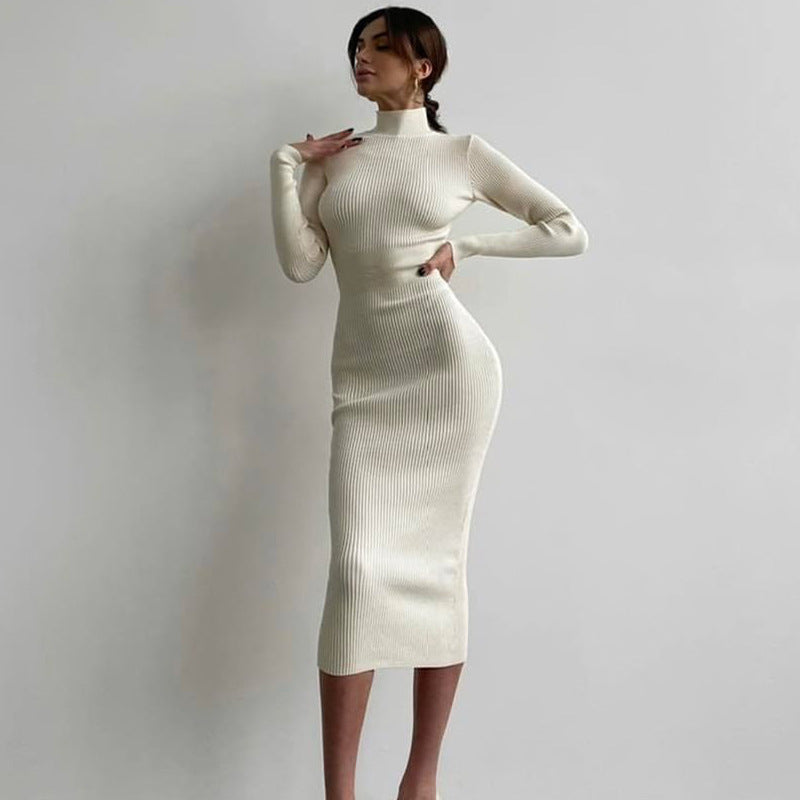 Fall Dresses | Sweater Dress Outfit M / White Short Fall Dresses | Sweater Dress Outfit M / White Short