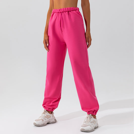 Summer Outfits | Hot Pink Cotton Sweatpants
