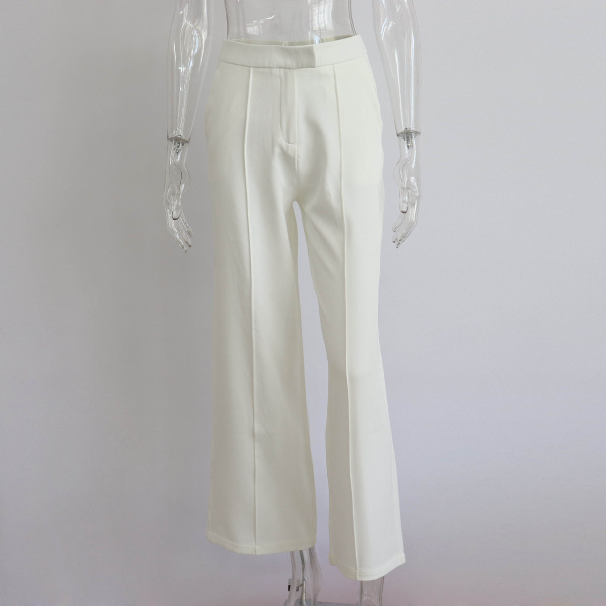 2023 Fashion Trends Blazer Outfits | Blazer Crop Top High Waist Wide Leg Pants Outfit 3-piece Set
