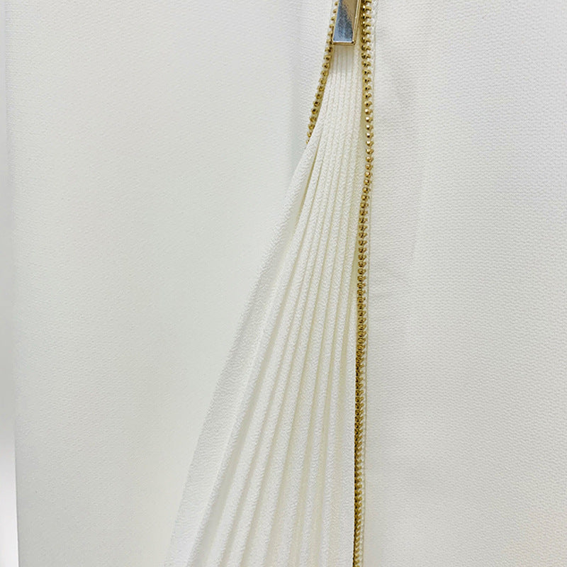 2023 Fashion Trends | Luxury Winter White Blazer Outfit 2-piece Set