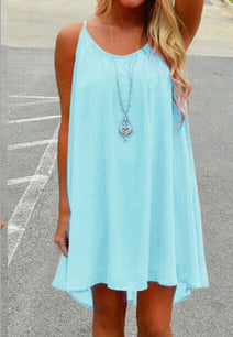 Neon Outfits | Neon Colors Chiffon Mini Dress