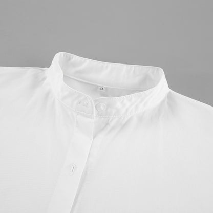 Spring Fits | Old Money Aesthetic Elegant Cotton Puff Sleeve Cardigan Shirt Sizes S-L