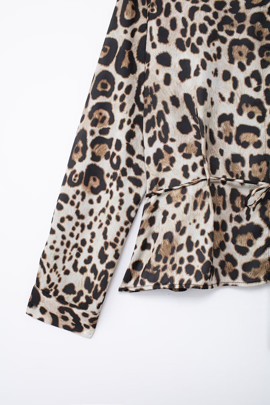 2024 Fashion Trends| Leopard Shirt Straight Pants Outfit