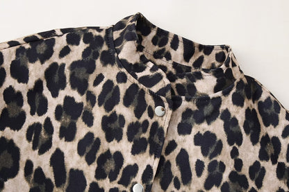 TGC FASHION 2024 Fashion Fall Outfits, Button Leopard Coat