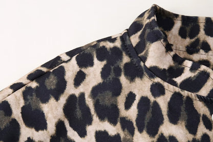 TGC FASHION 2024 Fashion Fall Outfits, Button Leopard Coat