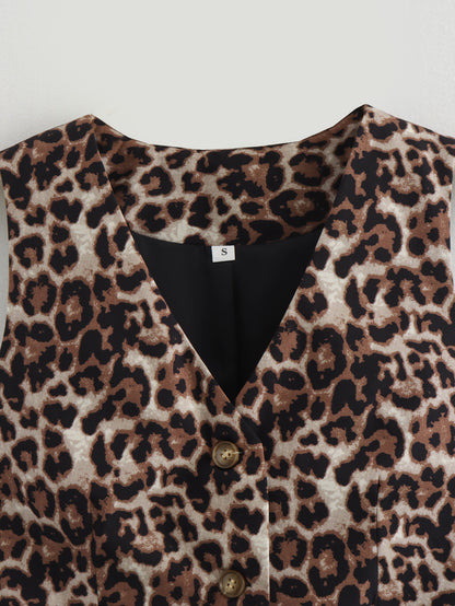 TGC FASHION 2024 Fashion Trends, Brown Leopard Vest