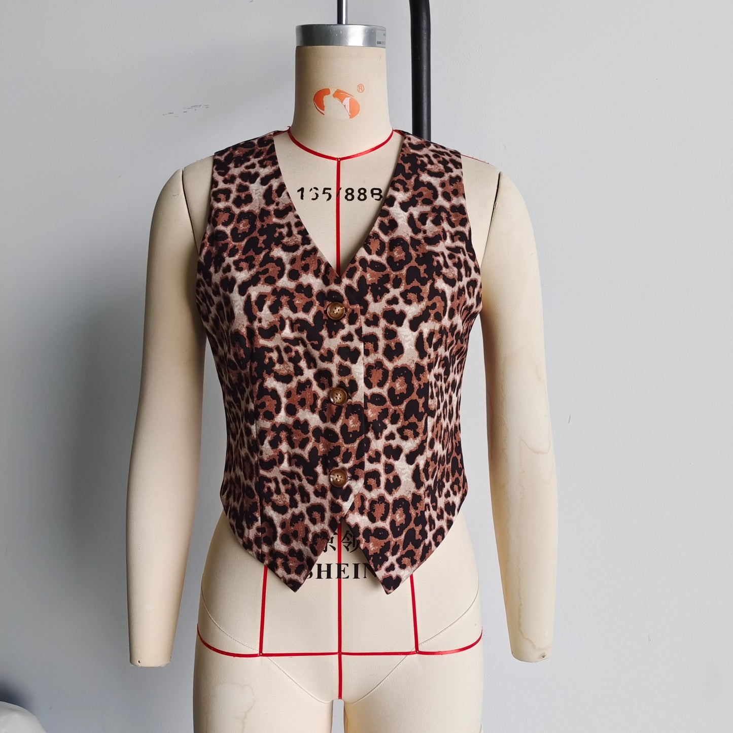 TGC FASHION 2024 Fashion Trends, Brown Leopard Vest