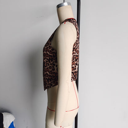 TGC FASHION 2024 Fashion Trends, Brown Leopard Vest