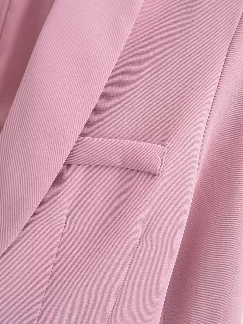 TGC Fashion Blazer Outfits 2024, High Waist Pants Pink Blazer Outfit