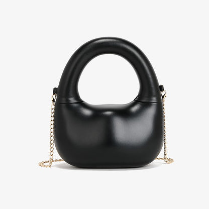 Winter 2025 Circle Bag - Elegant Chain Shell Handbag