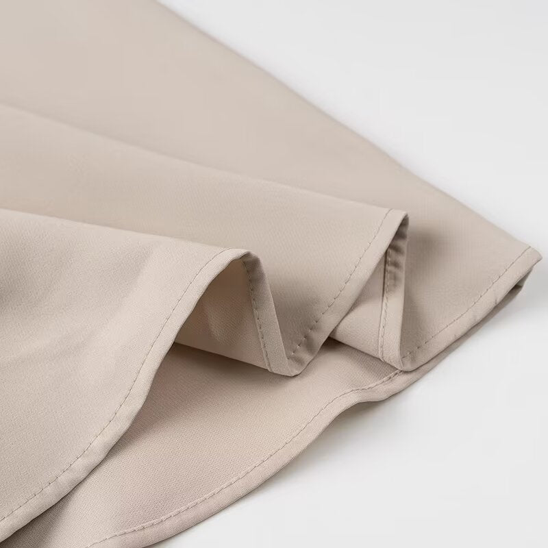 TGC “Spring Form” Sleek Two-Piece Dress Set | Minimalist Sleeveless Crew Neck Top & Short Skirt