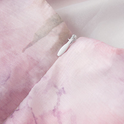 TGC “Fleur Grace” Spaghetti Strap Dress | Super Feminine Floral Waist-Tie Vacation Mini Dress