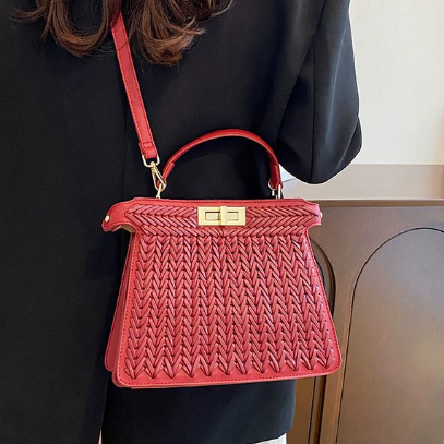 TGC “Everyday Grace” Woven Tote | High-Sense Large Capacity Office & Messenger Bag