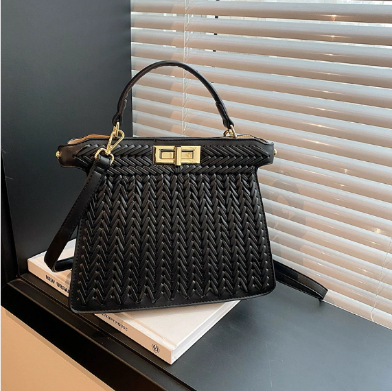 TGC “Everyday Grace” Woven Tote | High-Sense Large Capacity Office & Messenger Bag