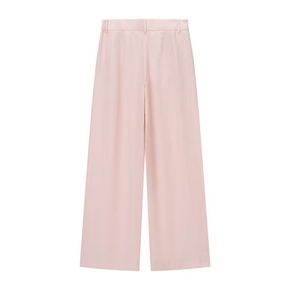 [TGC “Effortless Grace” Summer Vest & Pleated Trousers Set | Office Chic Minimalist Style]