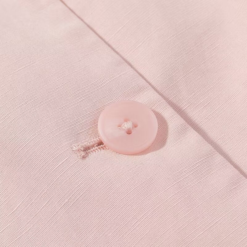 [TGC “Effortless Grace” Summer Vest & Pleated Trousers Set | Office Chic Minimalist Style]