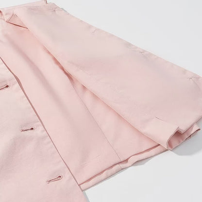 [TGC “Effortless Grace” Summer Vest & Pleated Trousers Set | Office Chic Minimalist Style]