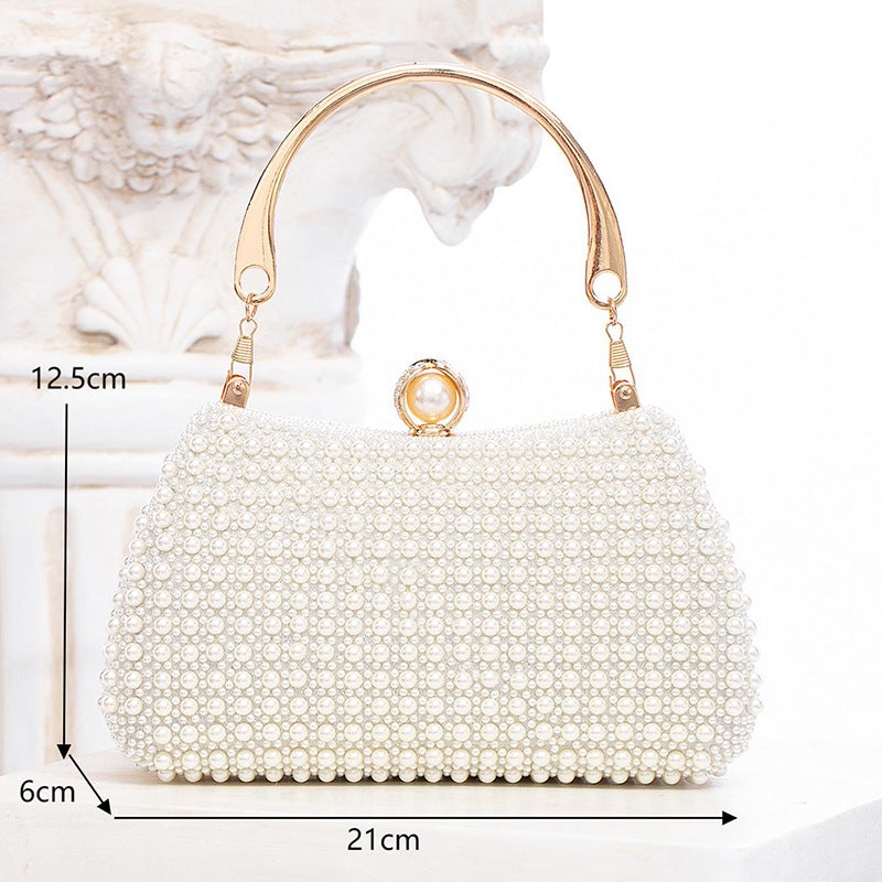 [The Ruth Pearl Bag] | Trendy Elegant Socialite Crossbody & Dinner Handbag – Evening Party Clutch by TGC