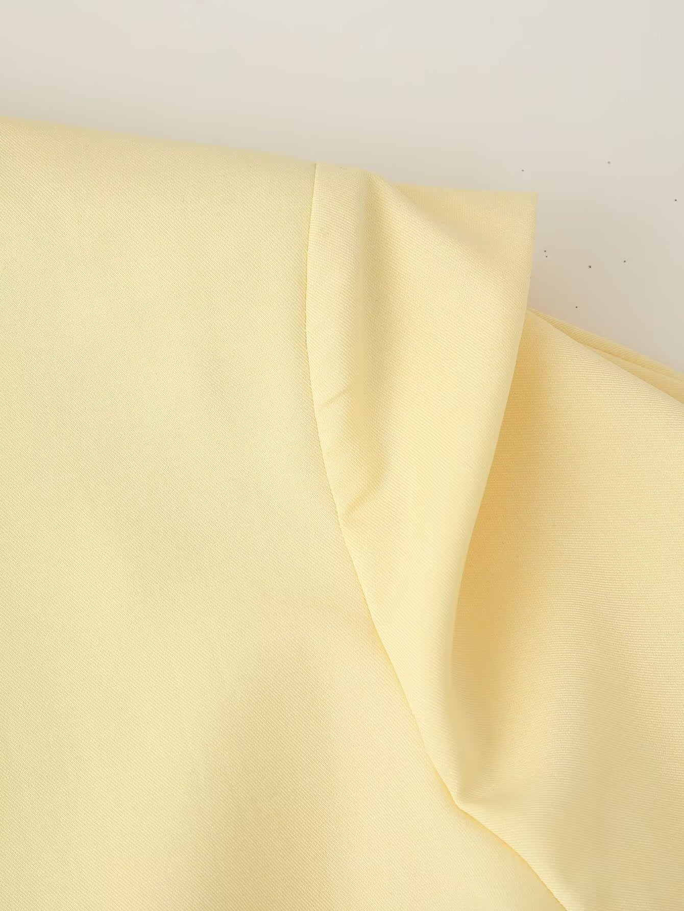 TGC “Grace in Bloom” Wide Shoulder Belted Blazer | Pastel Yellow & Baby Blue