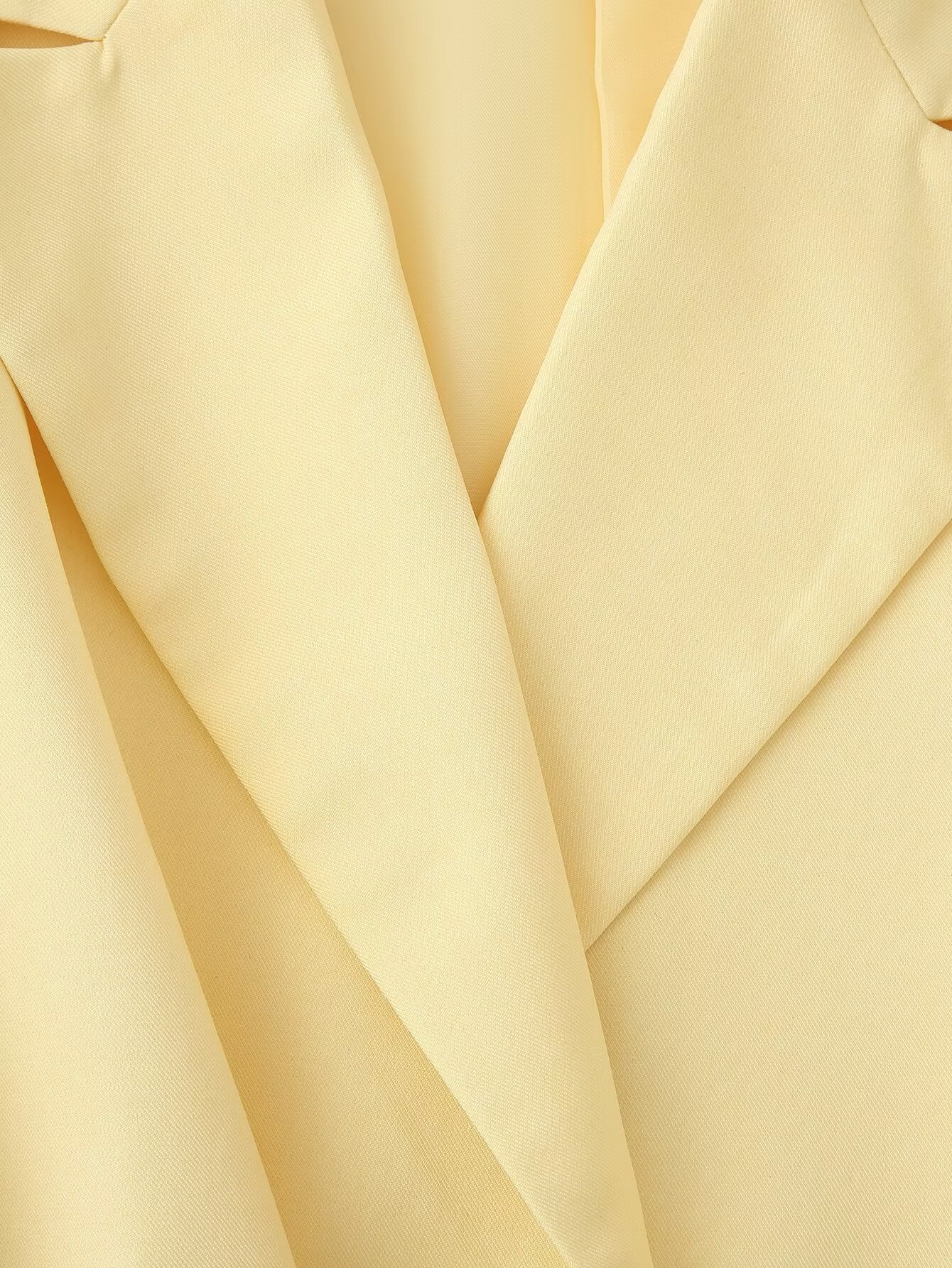 TGC “Grace in Bloom” Wide Shoulder Belted Blazer | Pastel Yellow & Baby Blue