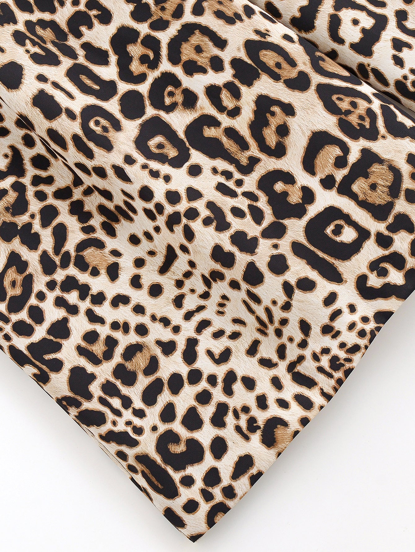 Luxe Belted Satin Trousers” | Casual Wide Leg Animal Print Pants with Pockets