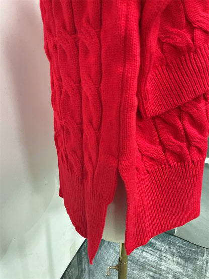 Christmas Outfits 2024 | Red Casual Christmas Sweater