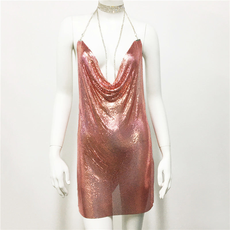 Rhinestone Dresses | Backless Rhinestone Mini Dress TGC FASHION Rhinestone Dresses | Backless Rhinestone Mini Dress TGC FASHION
