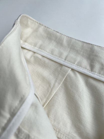 Spring Fits | Old Money Aesthetic Cotton Wide Leg Pants Sizes M-L