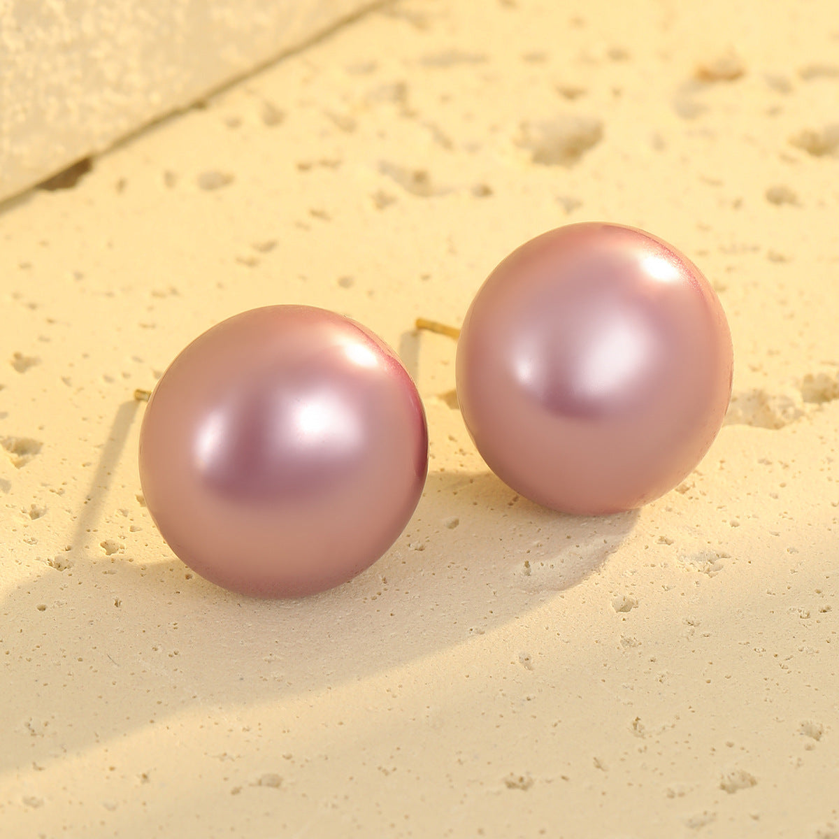[TGC Retro French Pearl Earrings | Elegant Glossy High-Grade Statement Earrings for Women]