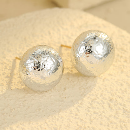 [TGC Retro French Pearl Earrings | Elegant Glossy High-Grade Statement Earrings for Women]