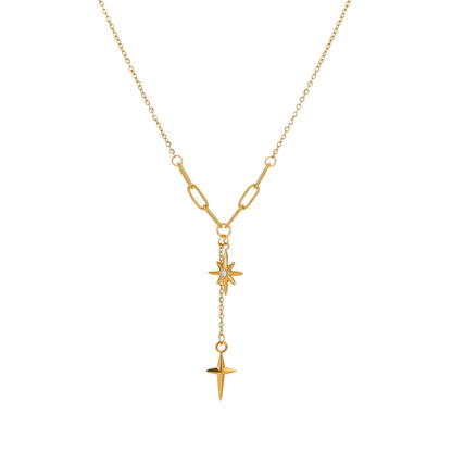 TGC Crosses | The Guiding Star Eight-Point Star & Cross Necklace