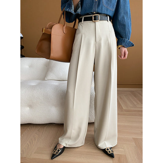 Spring Outfits 2024 | Old Money Aesthetic High Waist Wide Leg Pants Sizes M-XL