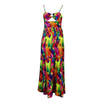 Summer Dresses | Neon Summer Maxi Dress