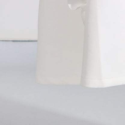 [Éclat Blanc Dress] | High Grade Floral Stitching White Slim Fit Backless Summer Dress – Elegant Women’s Occasion Wear by TGC