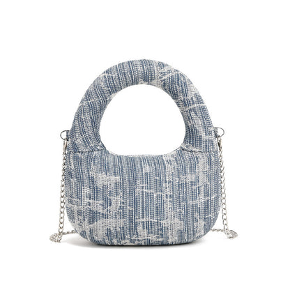 Winter 2025 Circle Bag - Elegant Chain Shell Handbag