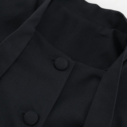 TGC “Noir Grace” Bow-Tie Set | Elegant Two-Piece Skirt & Blouse Ensemble