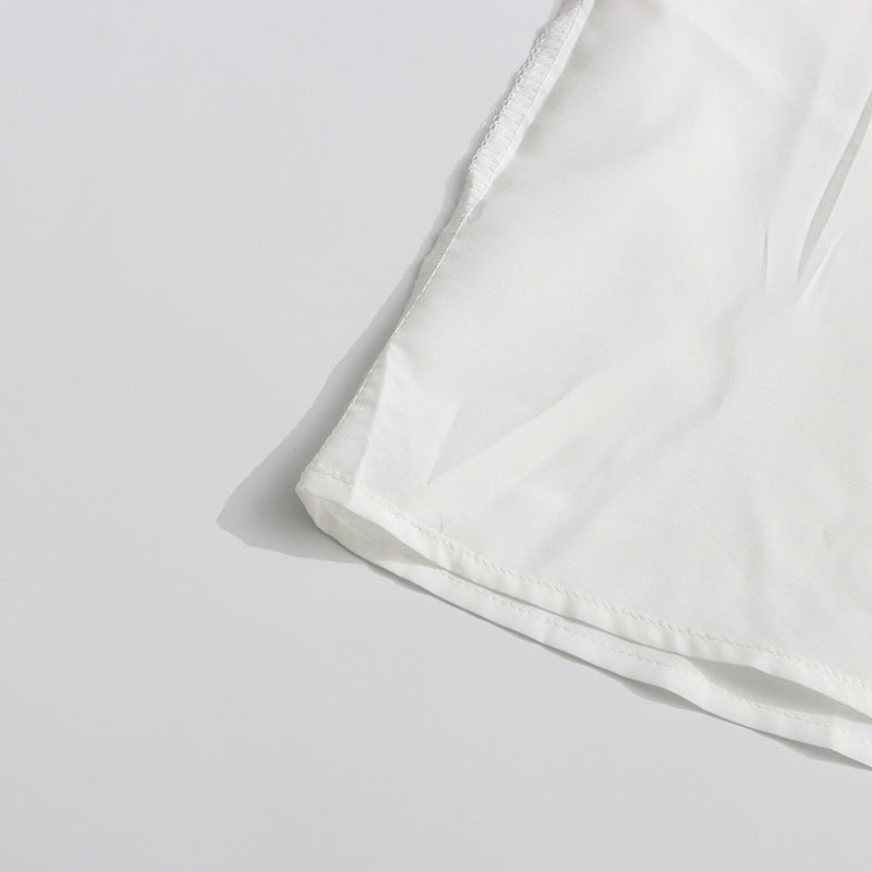 [Été Parisien Ruffle Midi] | Elegant Slim Fit Spaghetti Strap A-Line Dress – French Summer Chic by TGC