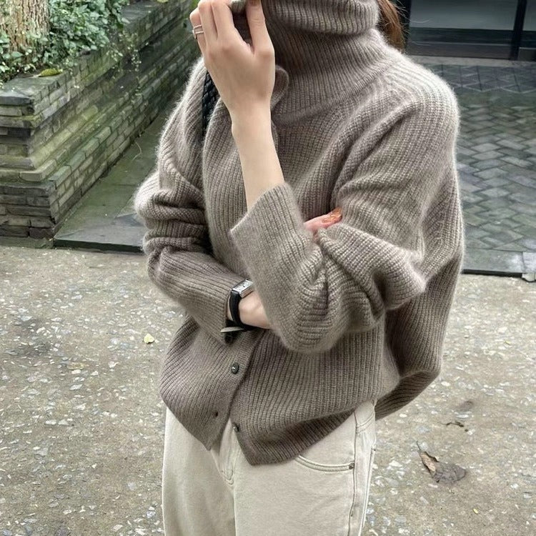 Winter Outfits 2025 , Knit Cardigan Lightweight Sweater for Effortless Style